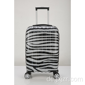 ABS mit PC-Trolley Zebra-Koffer